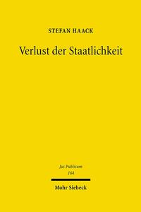 Vorderes Coverbild Verlust der Staatlichkeit