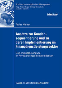 Vorderes Coverbild Ansätze zur Kundensegmentierung und zu deren Implementierung im Finanzdienstleistungssektor