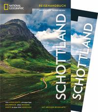 Vorderes Coverbild NATIONAL GEOGRAPHIC Reisehandbuch Schottland mit Maxi-Faltkarte