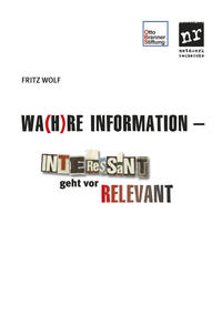 Vorderes Coverbild Wa(h)re Information – Interessant geht vor relevant
