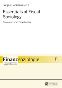 Vorderes Coverbild Essentials of Fiscal Sociology