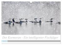 Vorderes Coverbild Der Kormoran - Ein intelligenter Fischjäger (Wandkalender 2025 DIN A3 quer), CALVENDO Monatskalender