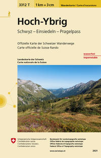 Vorderes Coverbild 3312T Hoch-Ybrig Wanderkarte