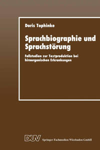 Vorderes Coverbild Sprachbiographie und Sprachstörung