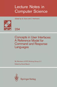 Vorderes Coverbild Concepts in User Interfaces