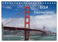 Vorderes Coverbild USA - faszinierender Südwesten / CH-Version (Tischkalender 2025 DIN A5 quer), CALVENDO Monatskalender
