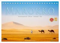 Vorderes Coverbild Marokko: Marrakesch, Atlas, Sahara, Fès (Tischkalender 2025 DIN A5 quer), CALVENDO Monatskalender