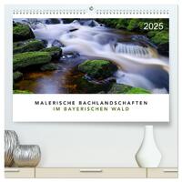Vorderes Coverbild Malerische Bachlandschaften im Bayerischen Wald (hochwertiger Premium Wandkalender 2025 DIN A2 quer), Kunstdruck in Hochglanz