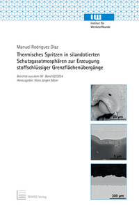 Vorderes Coverbild Thermisches Spritzen in silandotierten Schutzgasatmosphären zur Erzeugung stoffschlüssiger Grenzflächenübergänge