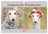 Vorderes Coverbild Zauberhafte Windhunde (Wandkalender 2025 DIN A4 quer), CALVENDO Monatskalender