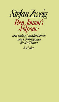 Vorderes Coverbild Ben Jonson's »Volpone« und andere Nachdichtungen und Übertragungen für das Theater