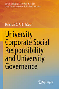 Vorderes Coverbild University Corporate Social Responsibility and University Governance