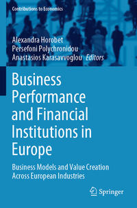 Vorderes Coverbild Business Performance and Financial Institutions in Europe