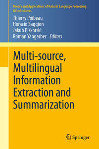 Vorderes Coverbild Multi-source, Multilingual Information Extraction and Summarization