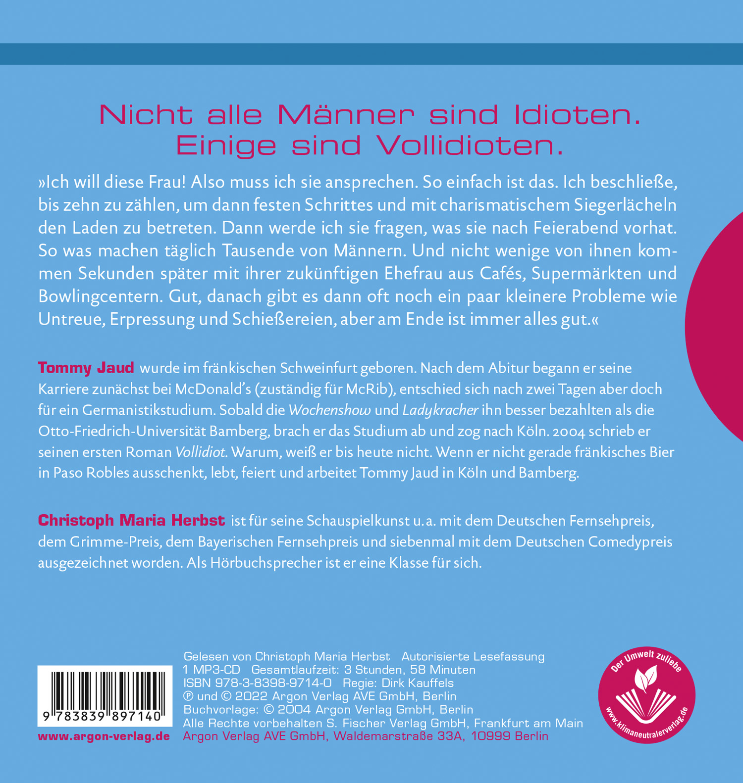 Rückseitencover Vollidiot