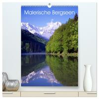 Vorderes Coverbild Malerische Bergseen (hochwertiger Premium Wandkalender 2025 DIN A2 hoch), Kunstdruck in Hochglanz