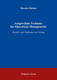 Vorderes Coverbild Ausgewählte Probleme des Operations Managements
