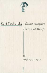 Vorderes Coverbild Gesamtausgabe Texte und Briefe 18