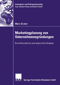 Vorderes Coverbild Marketingplanung von Unternehmensgründungen