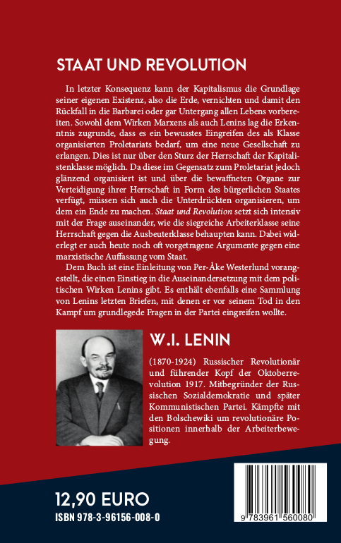Rückseitencover Staat und Revolution