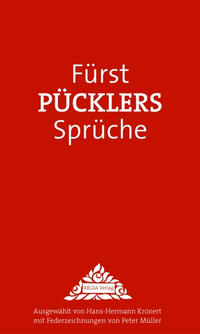 Vorderes Coverbild Fürst Pücklers Sprüche