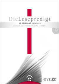 Vorderes Coverbild Die Lesepredigt, Perikopenreihe I / Die Lesepredigt 2024/2025