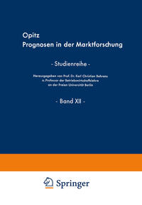 Vorderes Coverbild Prognosen in der Marktforschung