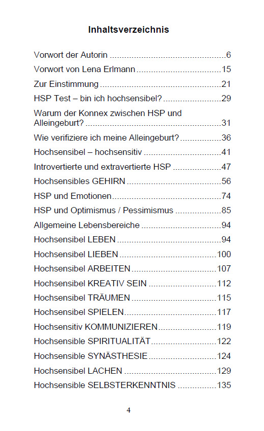 Beispielinhalt (Bild) Hochsensibel! Na und?