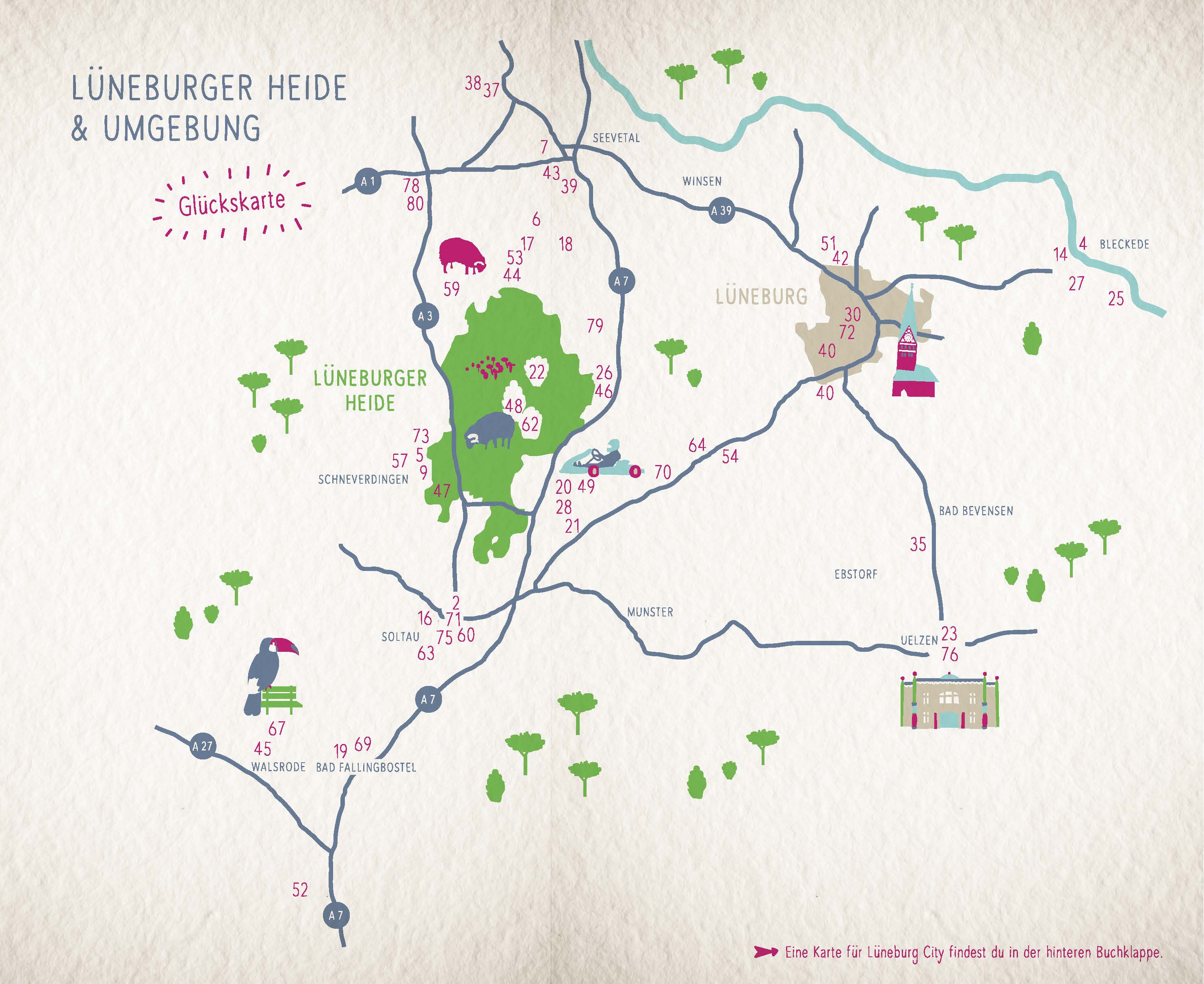 Beispielinhalt (Bild) Glücksorte in Lüneburg & Lüneburger Heide