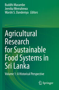 Vorderes Coverbild Agricultural Research for Sustainable Food Systems in Sri Lanka