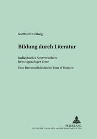 Vorderes Coverbild Bildung durch Literatur