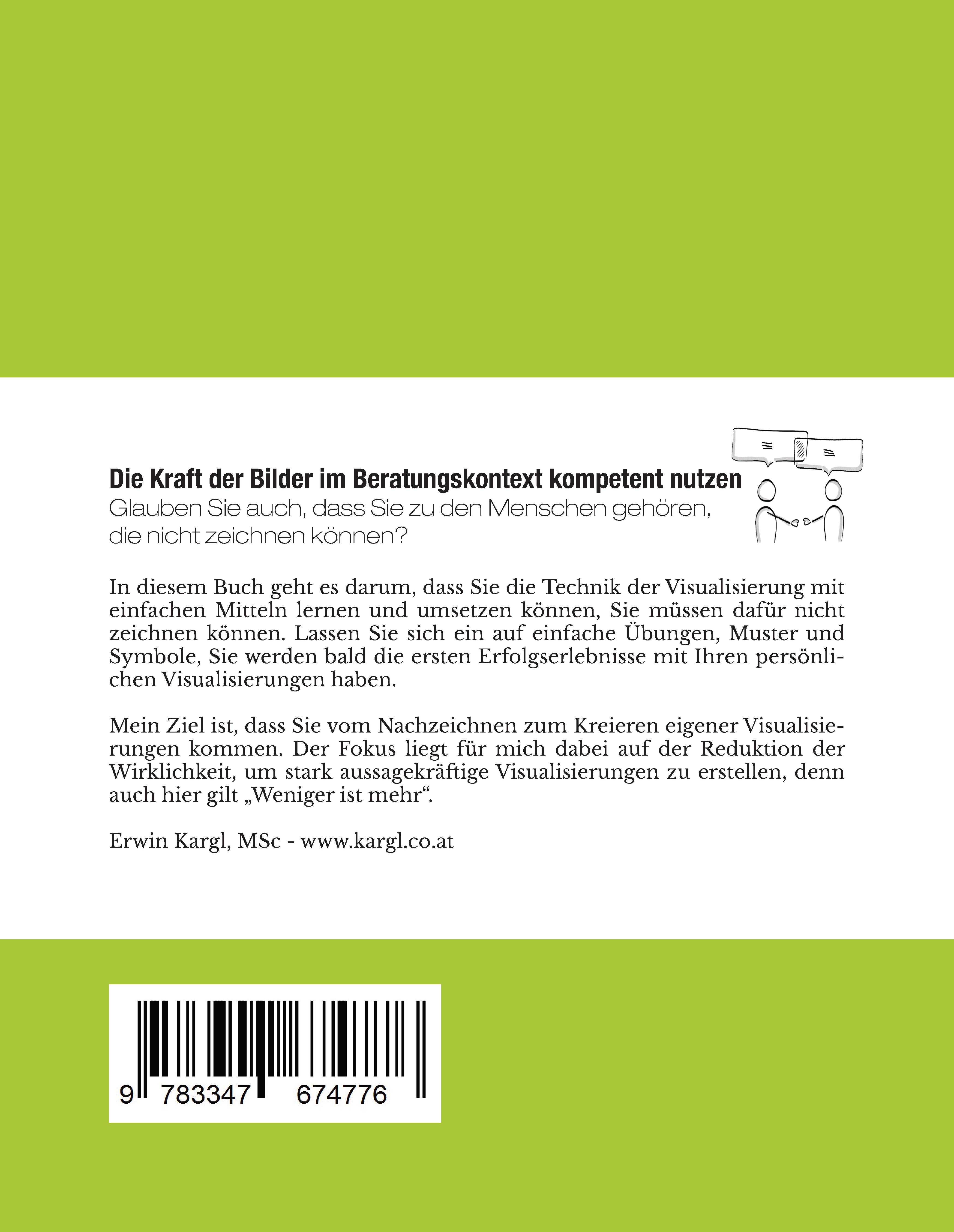 Rückseitencover Visualisierung im Beratungskontext