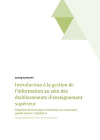 Vorderes Coverbild Introduction à la gestion de l‘information au sein des établissements d‘enseignement