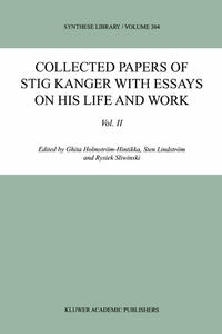 Vorderes Coverbild Collected Papers of Stig Kanger with Essays on his Life and Work Volume II