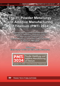 Vorderes Coverbild The 7th Powder Metallurgy and Additive Manufacturing of Titanium (PMTi 2024)
