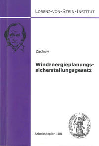Vorderes Coverbild Windenergieplanungssicherstellungsgesetz