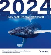Vorderes Coverbild Das Naturerbe der Welt - KUNTH Postkartenkalender 2024