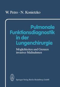 Vorderes Coverbild Pulmonale Funktionsdiagnostik in der Lungenchirurgie