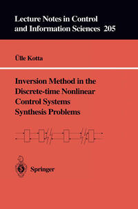 Vorderes Coverbild Inversion Method in the Discrete-time Nonlinear Control Systems Synthesis Problems