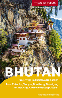 Vorderes Coverbild TRESCHER Reiseführer Bhutan