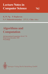 Vorderes Coverbild Algorithms and Computation