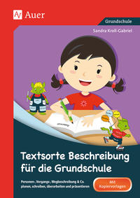 Vorderes Coverbild Textsorte Beschreibung für die Grundschule