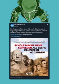 Vorderes Coverbild Schuldenmerz