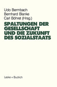 Vorderes Coverbild Spaltungen der Gesellschaft und die Zukunft des Sozialstaates
