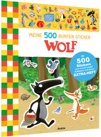 Vorderes Coverbild Meine 500 bunten Sticker - Wolf