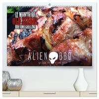 Vorderes Coverbild ALIEN-BBQ 2025 (hochwertiger Premium Wandkalender 2025 DIN A2 quer), Kunstdruck in Hochglanz