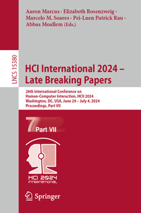 Vorderes Coverbild HCI International 2024 – Late Breaking Papers