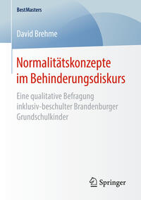 Vorderes Coverbild Normalitätskonzepte im Behinderungsdiskurs