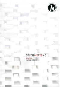 Vorderes Coverbild Studiohefte 40