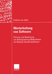 Vorderes Coverbild Werterhaltung von Software